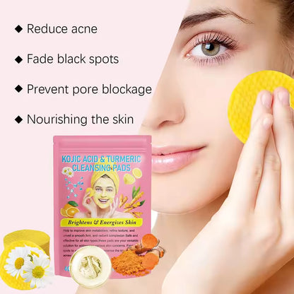 Kojic Acid Infused Cleansing Pads