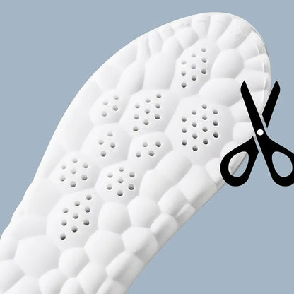 Unisex Cushioned Arch Support Insoles for Sports & Daily Wear