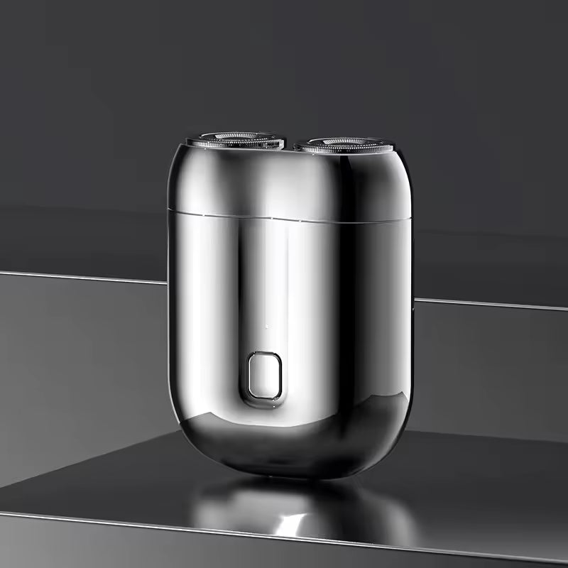 Mini Magnetic Double-Head Electric Shaver