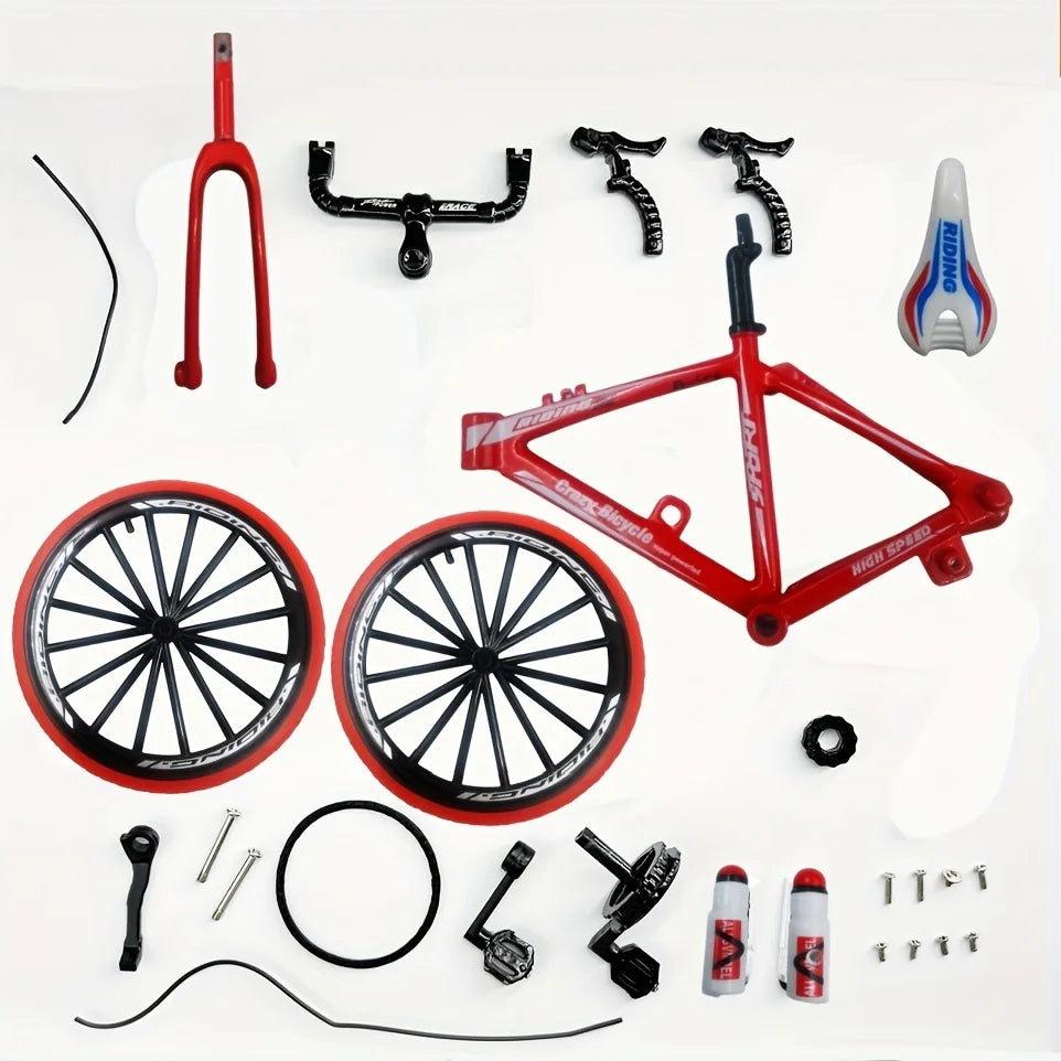 Kit de modelo de bicicleta de aleación para armar uno mismo