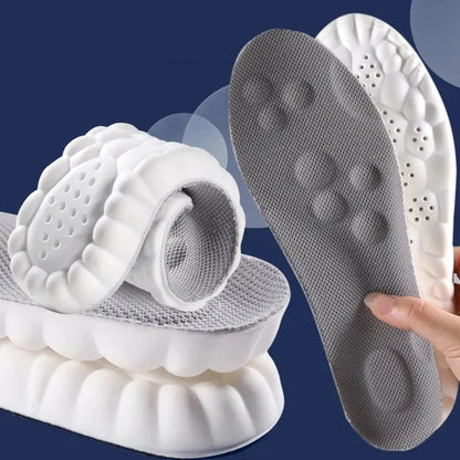Unisex Cushioned Arch Support Insoles for Sports & Daily Wear