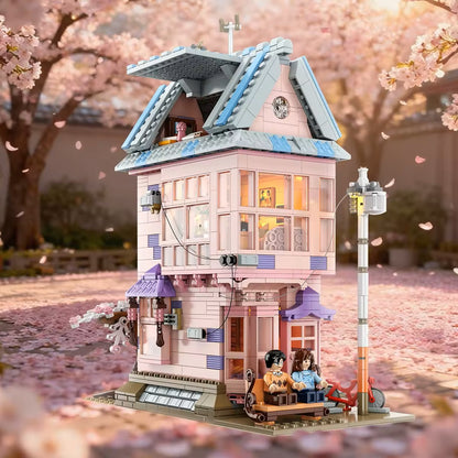 Set de bloques de construcción navideños con luces LED – Juguete creativo de ensamblaje DIY para niños