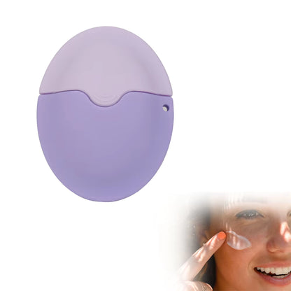 Aplicador de Protetor Solar em Silicone com Rolo - Frasco de Viagem Recarregável com Esponja Roll-On para Crianças e Adultos