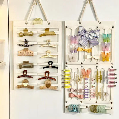 Organizador de accesorios para el cabello de pared