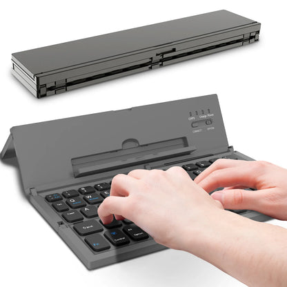 Teclado Bluetooth inalámbrico plegable ultrafino