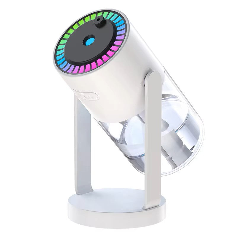 Humidificador portátil con proyector de cielo estrellado - Máquina de niebla ultrasónica y luz de galaxia giratoria 2 en 1 para el hogar, el coche y el dormitorio