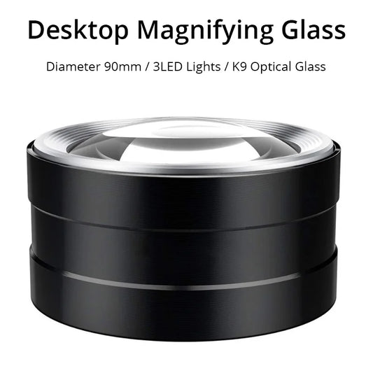 6× LED Desktop Reading Magnifier