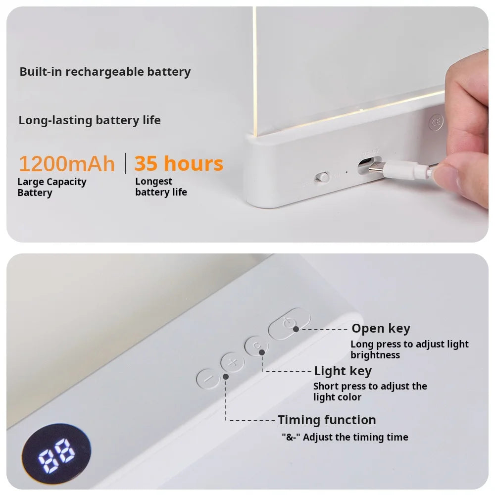 Luz de Leitura LED Multifunções