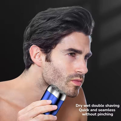 Mini Magnetic Double-Head Electric Shaver
