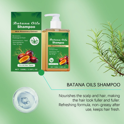 Shampoo Revitalizante de Óleo de Batana e Alecrim
