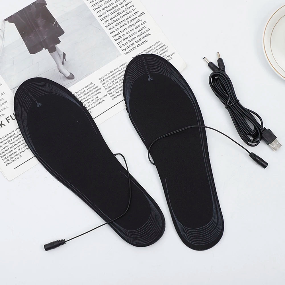 Electric Heated Insoles for Winter Outdoor Activities