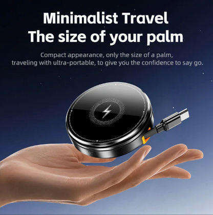 Ultra-Slim Zinc Alloy Wireless Charging Pad – Premium Qi-Certified Fast Charger