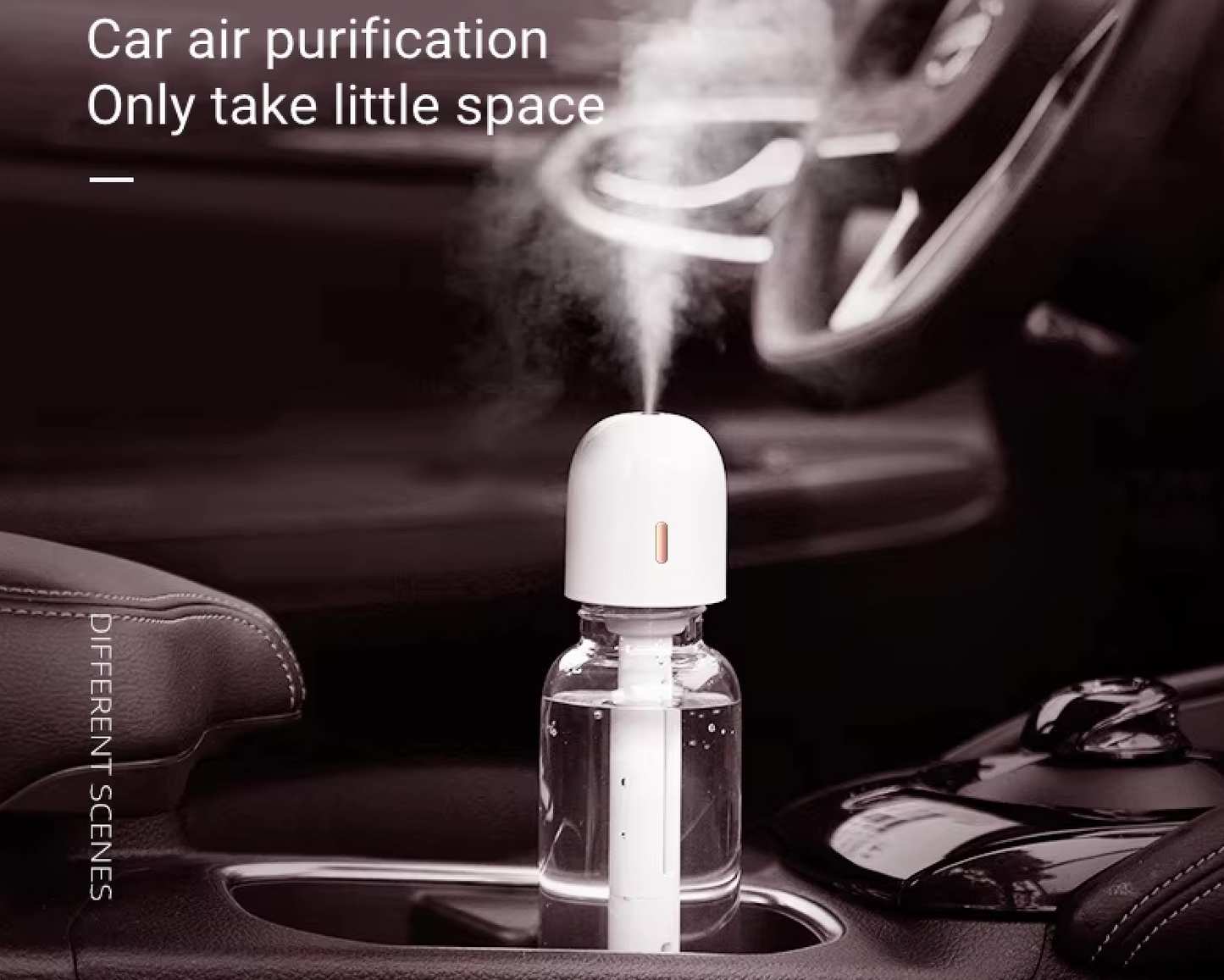 Humidificador Portátil Sem Fios para Garrafa – Mini Difusor de Ar Recarregável e Criador de Névoa Fria