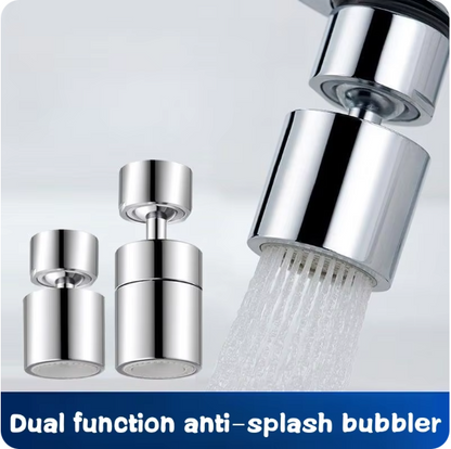 Burbujeador antisalpicaduras de doble función