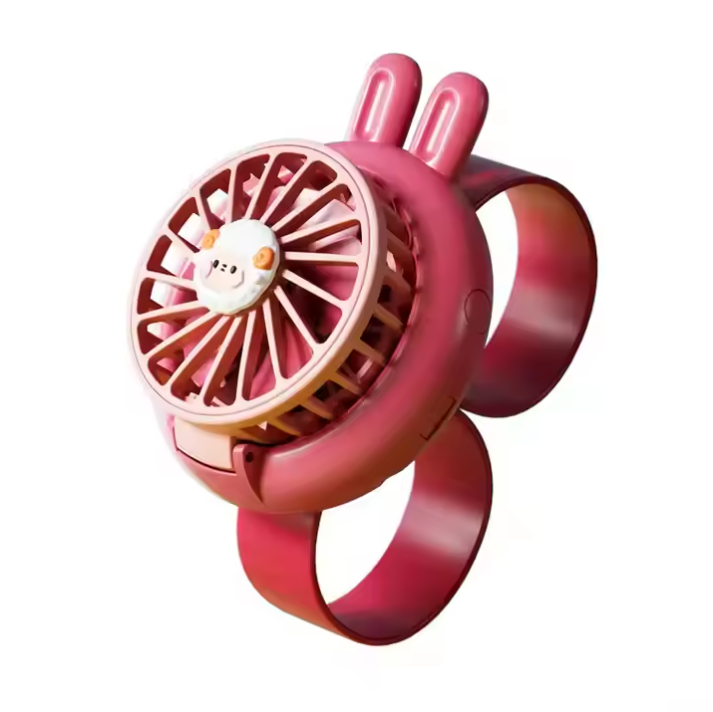Rechargeable Kids' LED Cartoon Watch Fan