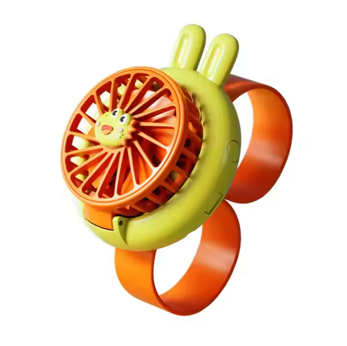 Rechargeable Kids' LED Cartoon Watch Fan