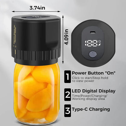 Electric Jar Vacuum Sealer Kit