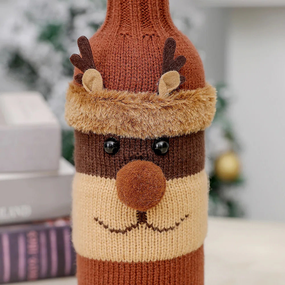 Christmas Wine Bottle Covers