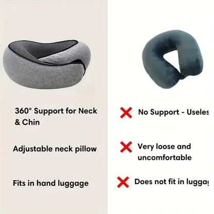 Snail-Style Memory Foam Travel Pillow