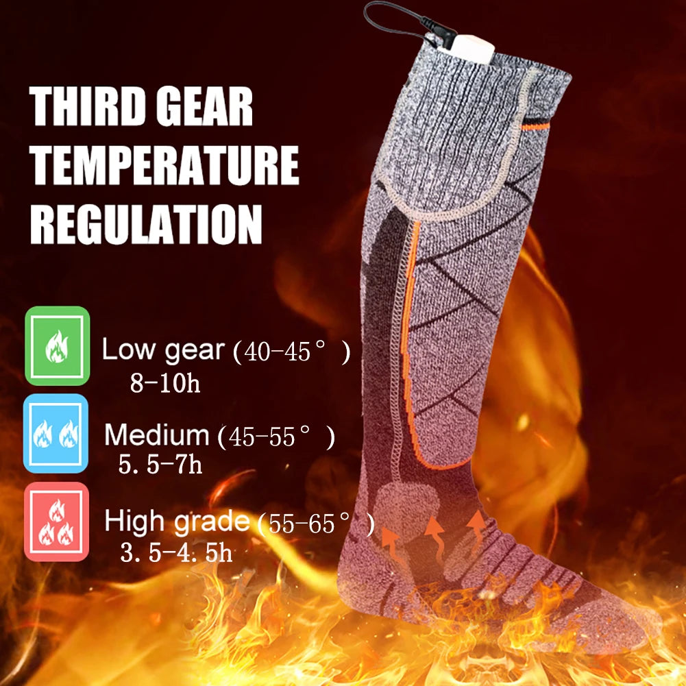 Calcetines Térmicos Recargables para Clima Frío Exterior