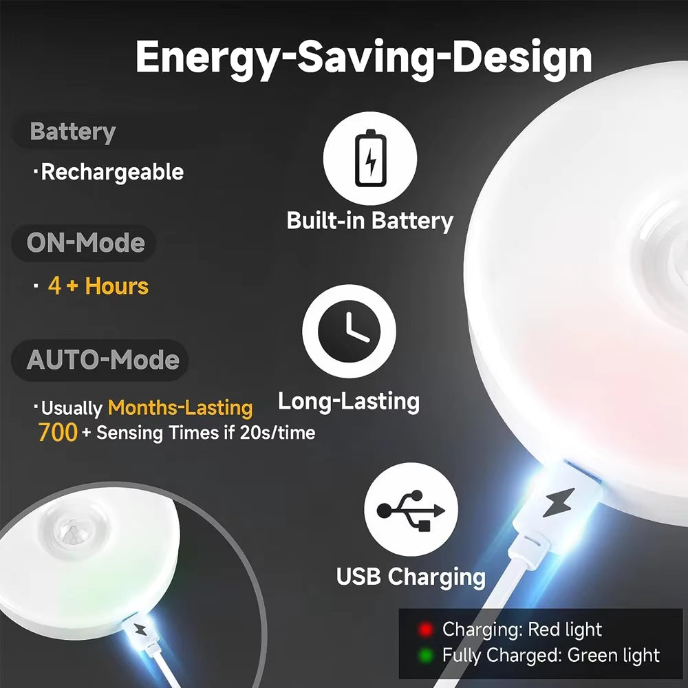 Luz LED com Sensor de Movimento