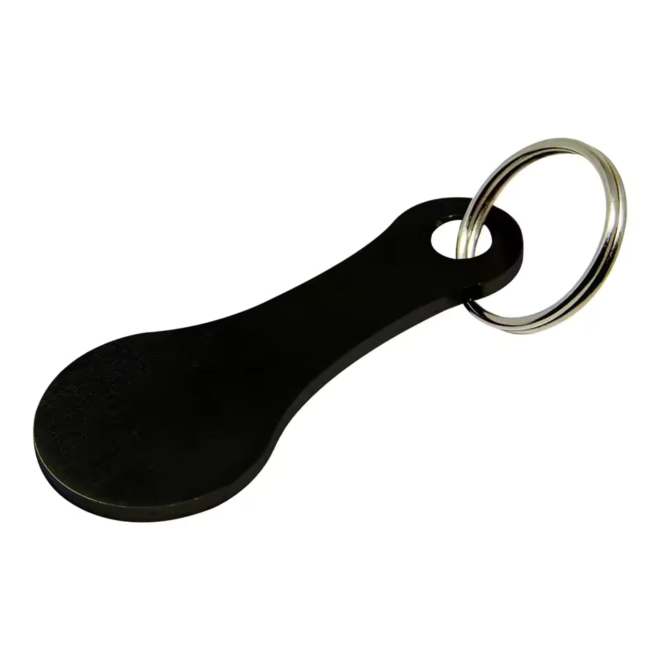 Premium Stainless Steel Shopping Cart Token Keychain