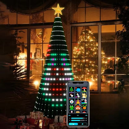 Luzes Estrela de Natal Inteligentes RGB – Controlo por Aplicação Bluetooth