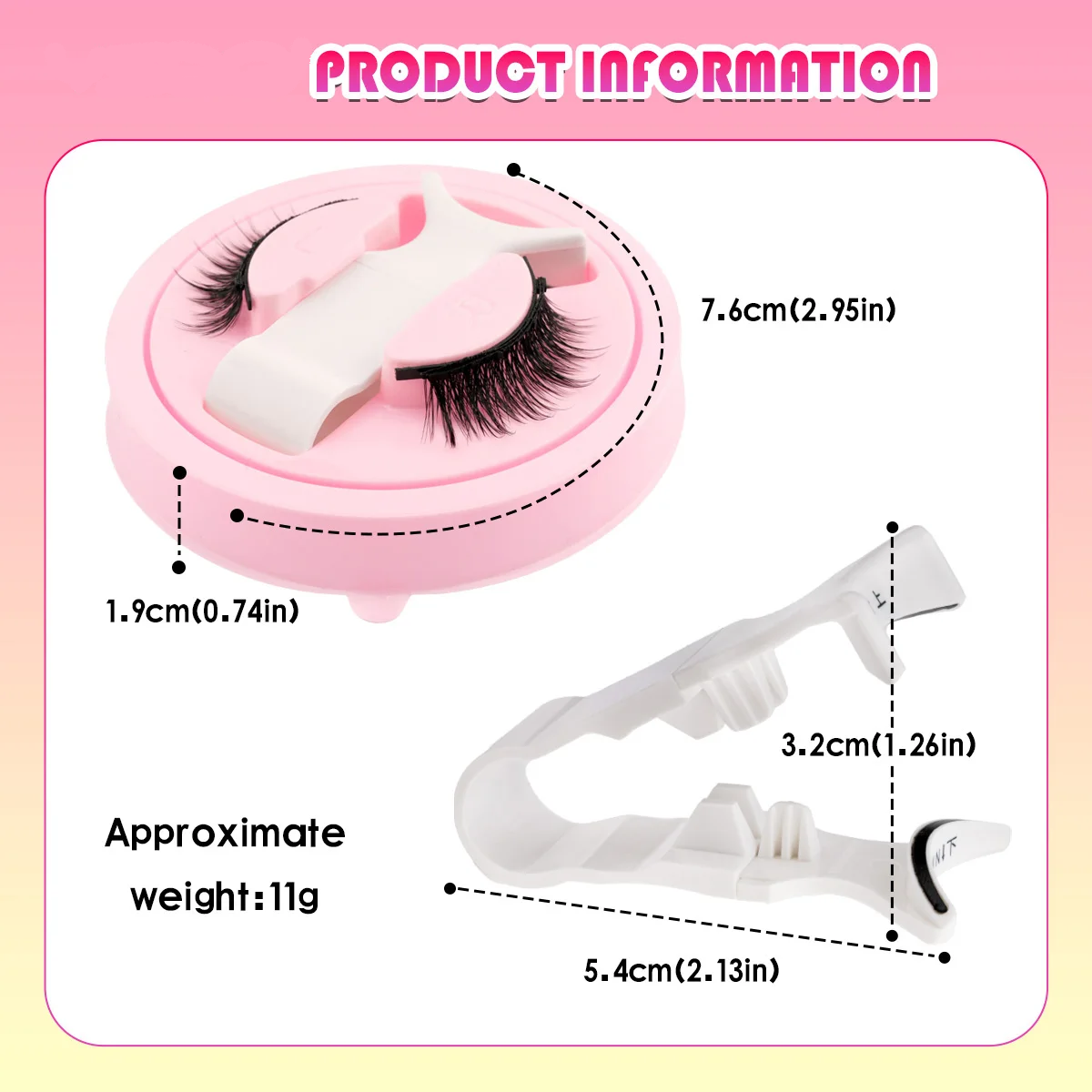 Magnetic False Eyelashes – Natural 3D Wispy Lashes (No Glue Required)