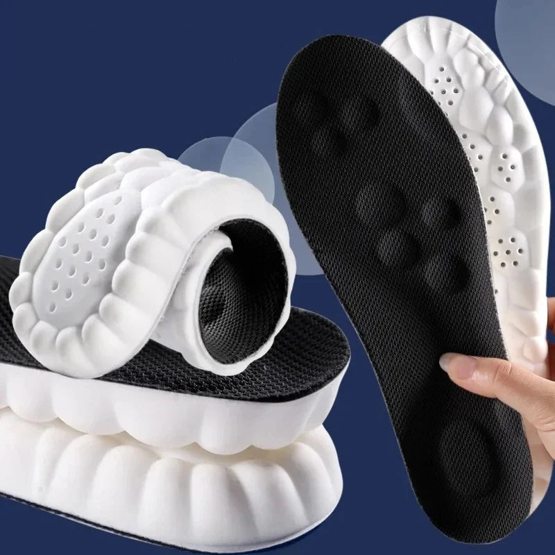 Unisex Cushioned Arch Support Insoles for Sports & Daily Wear