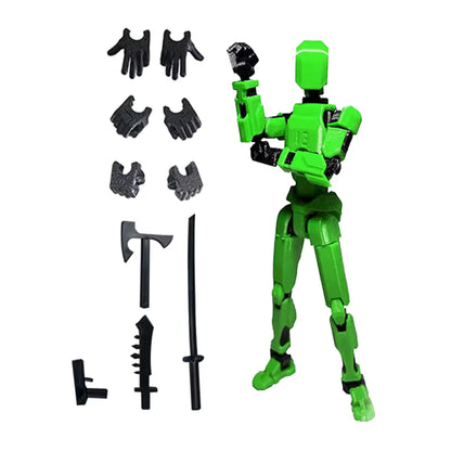 13-Joint Articulated Poseable Dummy Figure – 3D Printed Drawing & Animation Model