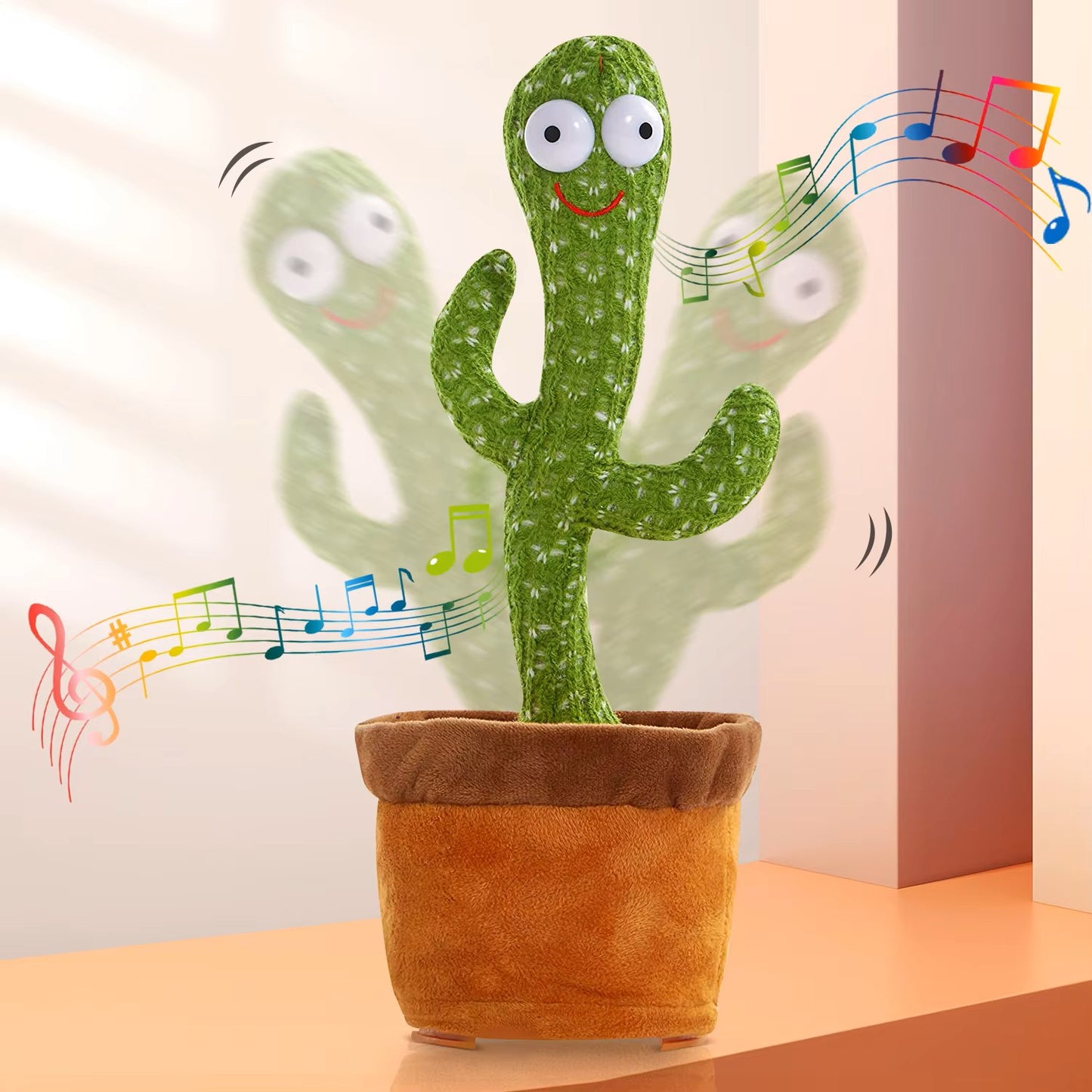 Cactus Bailarín Repite lo que dices – Peluche Electrónico que Canta y Habla