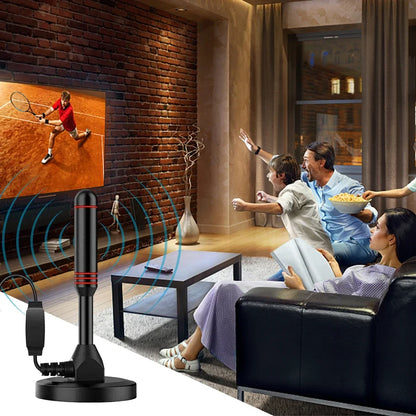 Antena Portátil de TV Digital HD com Amplificador (Interior e Exterior, DVB-T2)