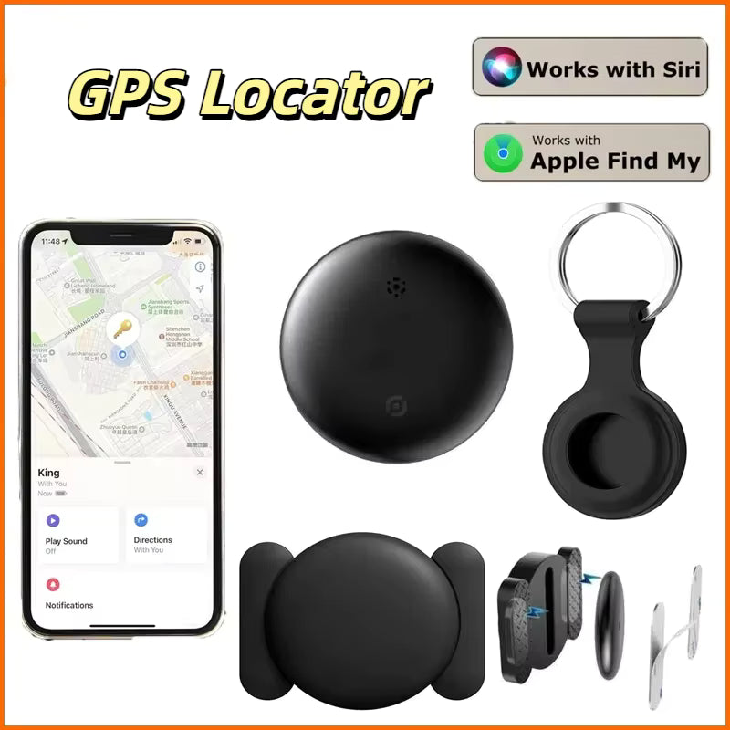 Mini Localizador GPS Inteligente – Compatível com a Rede "Encontrar" da Apple