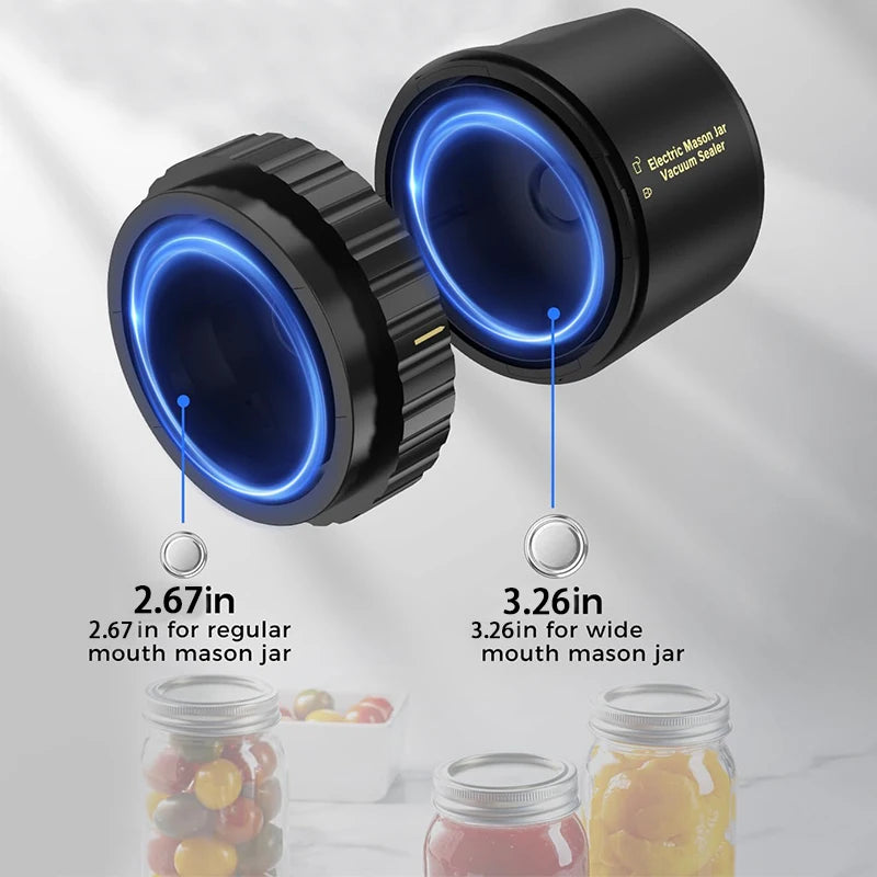 Electric Jar Vacuum Sealer Kit
