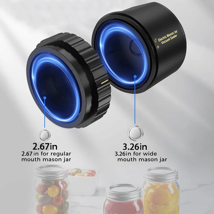 Electric Jar Vacuum Sealer Kit