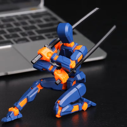 DIY 13-Joint Articulated Action Figure - 3D Printed Posable Dummy