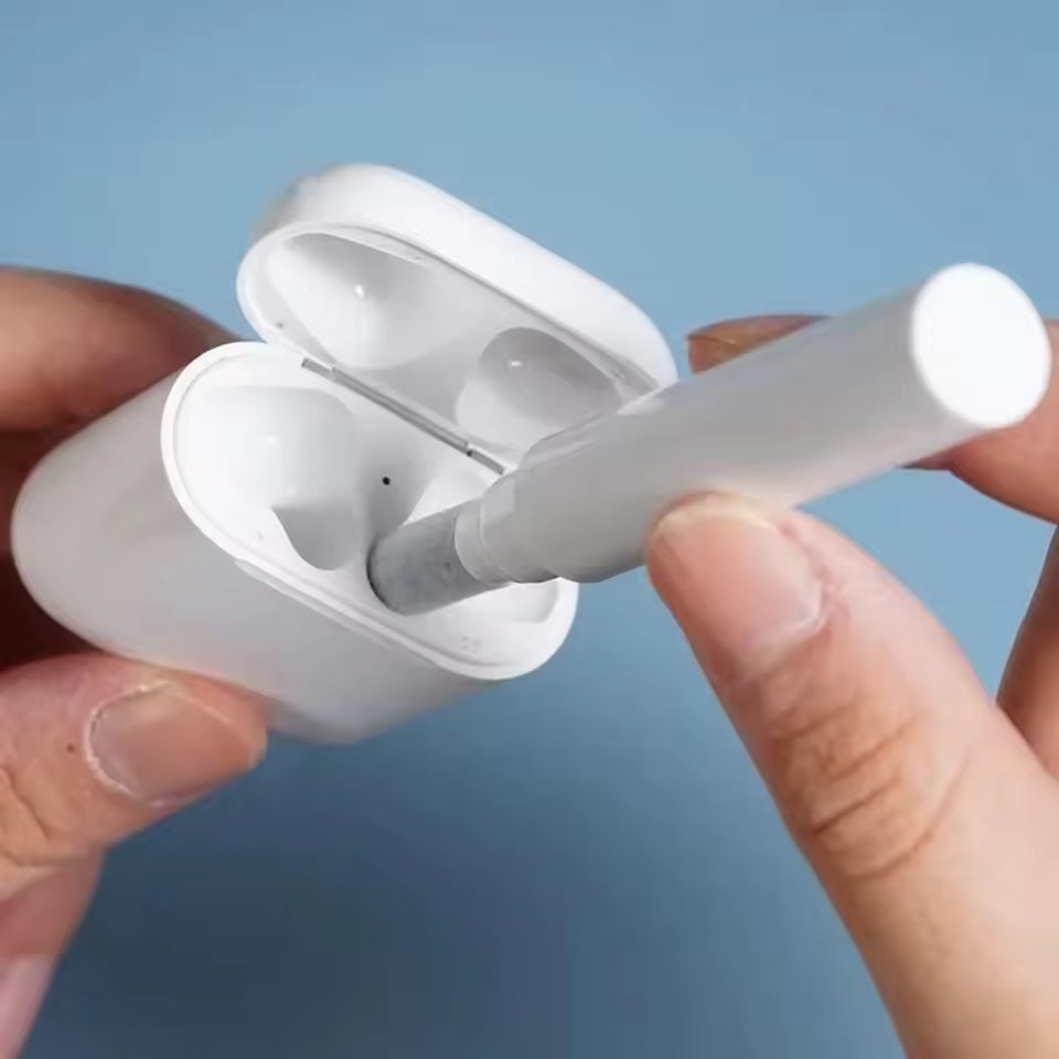 2-in-1 Earbud & Charging Case Cleaning Kit – Precision Cleaning Pen for AirPods, Wireless Earbuds & Headphones