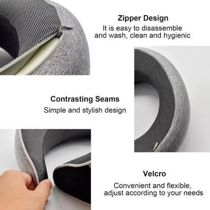 Snail-Style Memory Foam Travel Pillow