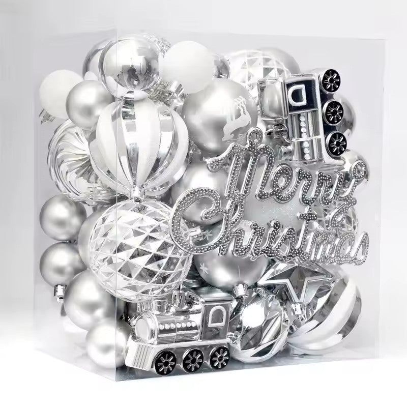 Enfeites de Natal para Pendurar – Conjunto de Bolas Coloridas de 6 cm