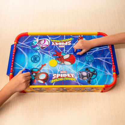 Mesa de hockey de aire electrónica de madera de Spidey y sus sorprendentes amigos