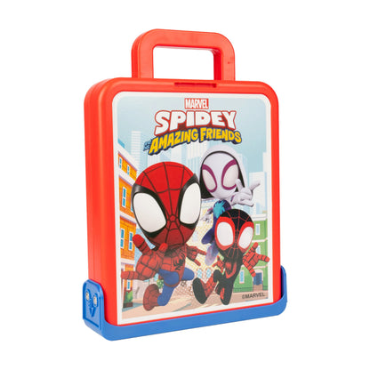 Spidey y sus sorprendentes amigos: maleta de juegos 4 en 1 para mesa