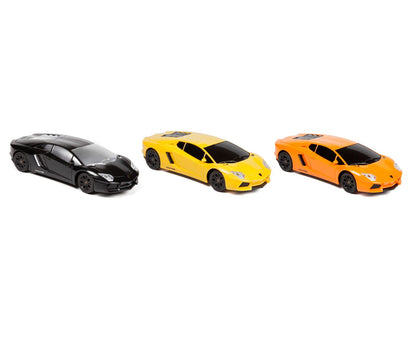 Lamborghini Aventador Carro Elétrico RC Supercarro - Réplica à Escala 1:24