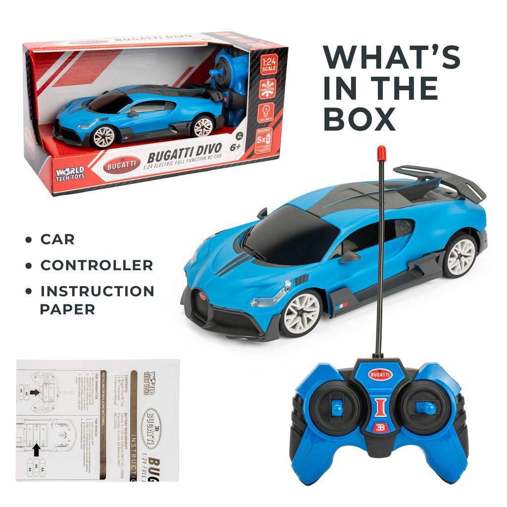 Bugatti Divo Electric RC Hyper Racing Car - 1:24 Scale Replica