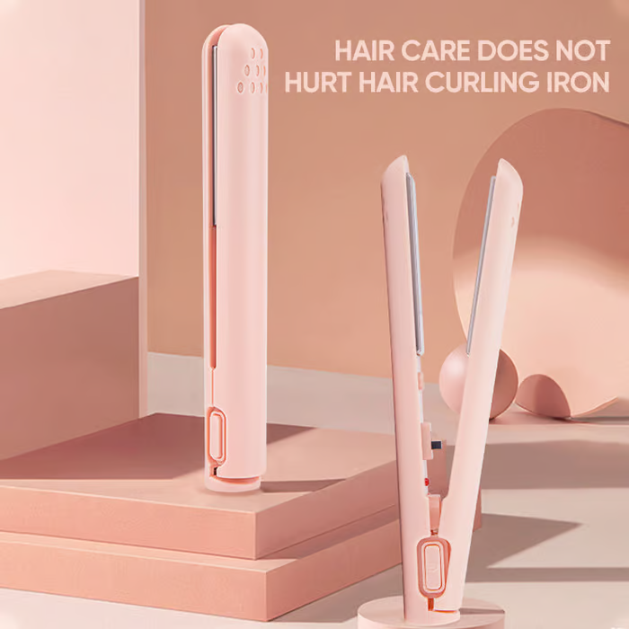 Mini Dual-Purpose Curling Iron – Portable 2-in-1 Hair Styler