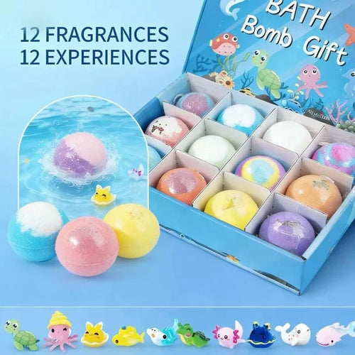 12-Piece Egg Bath Bomb Set