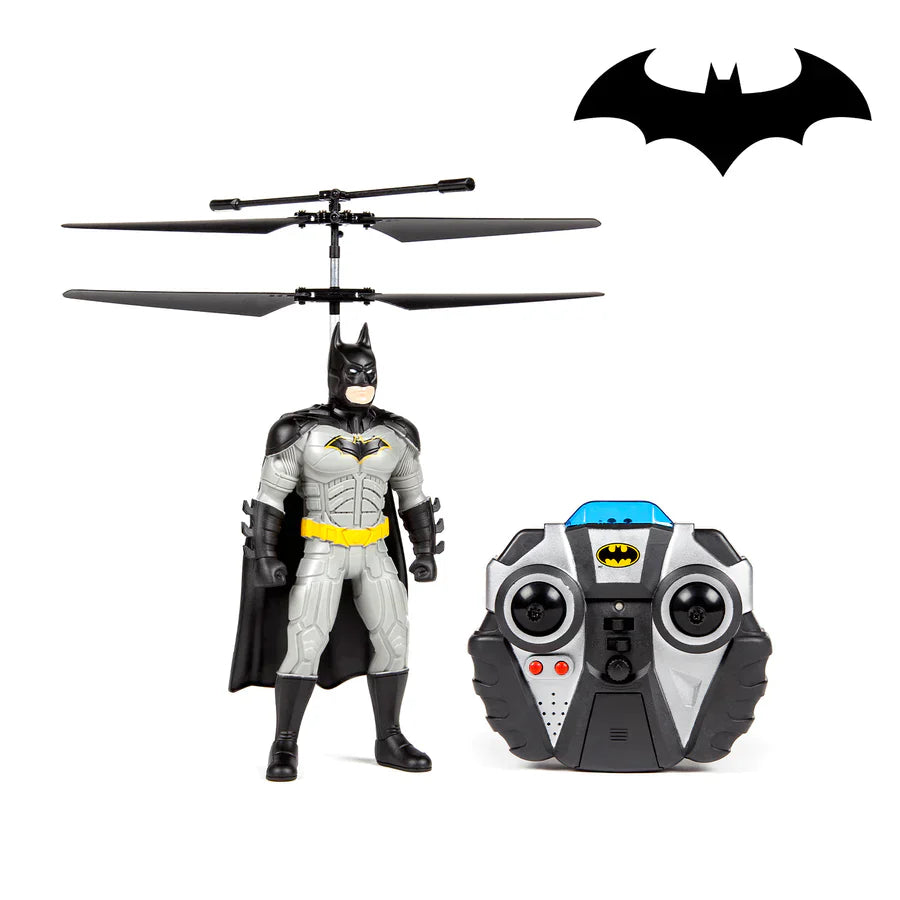 Juguete volador LED de superhéroes para niños