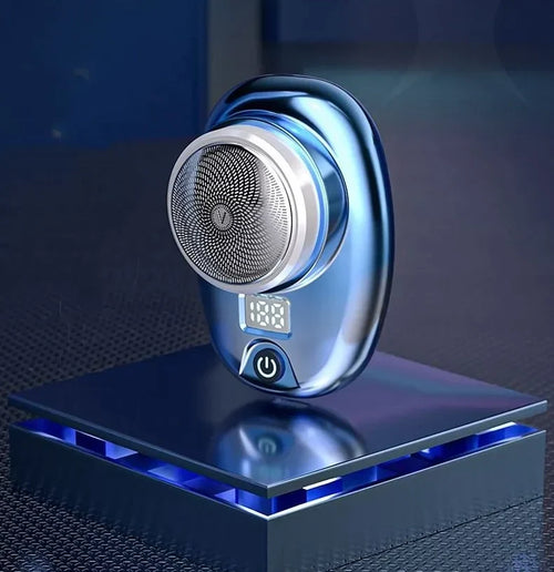 Mini Barbeador Portátil - Portátil, Recarregável por USB, À Prova de Água, para Homens e Mulheres