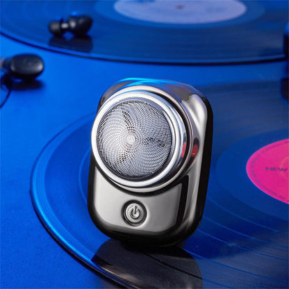 Mini Barbeador Portátil - Portátil, Recarregável por USB, À Prova de Água, para Homens e Mulheres