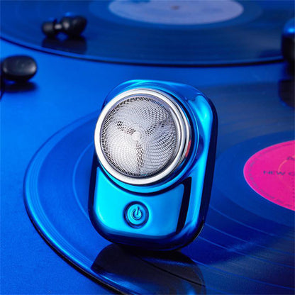 Mini Barbeador Portátil - Portátil, Recarregável por USB, À Prova de Água, para Homens e Mulheres