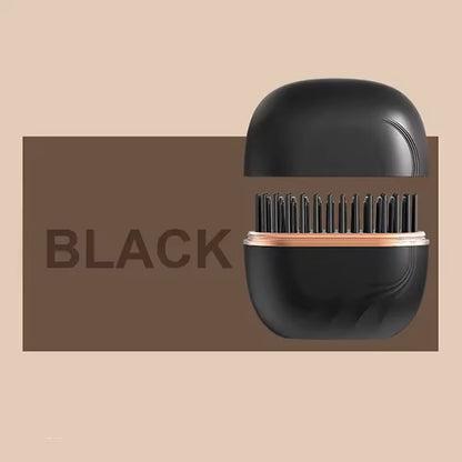 Cepillo Alisador de Pelo Inalámbrico – 3 Temperaturas Ajustables, Calentamiento Rápido, Eléctrico